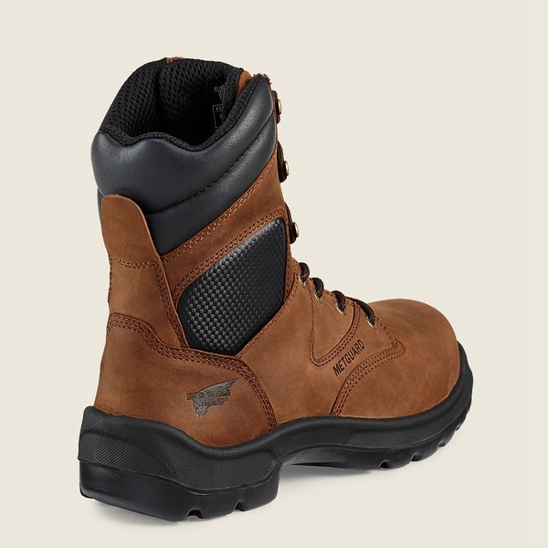 Red Wing Mens Flexbond - 8-inch Toe Metguard - Safety Boots Brown - 5479MNIWT